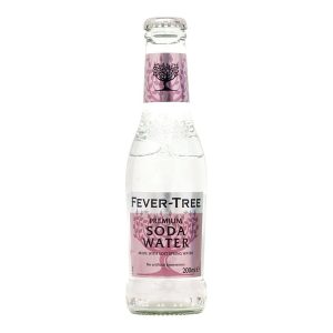 Fever Tree: Soda Water - Case of 24 - 200ml - ABV: 0%